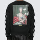 Elevated Crewneck Sweater with Signature Prints