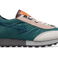 Chic Multicolor Nylon Sneakers with Leather Accents