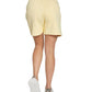 Chic Cotton Bermuda Shorts with Drawstring Waist