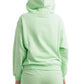 Chic Green Cotton Hooded Sweatshirt