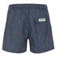 Chic Blue Printed Beach Shorts