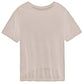 Elegant Oversized Modal Tee with Logo
