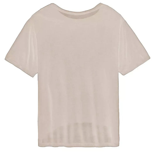 Elegant Oversized Modal Tee with Logo