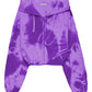 Elegant Purple Hooded Sweatshirt with Logo Print
