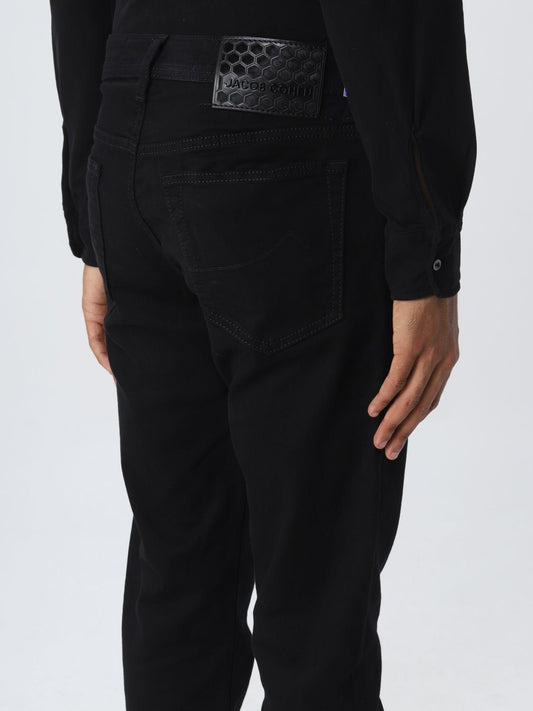 Sleek Black Slim Fit Denim Jeans