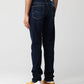 Elegant Blue Denim with Turquoise Pony Patch
