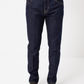 Italian Crafted Blue Denim Jeans with Contrast Stitching