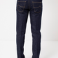Italian Crafted Blue Denim Jeans with Contrast Stitching