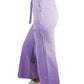 Elegant Cotton Palazzo Pants with Logo Detail