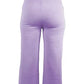 Elegant Cotton Palazzo Pants with Logo Detail