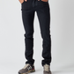 Elegant Black Super Slim Denim for Men