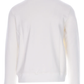Elegant White Cotton Blend Sweatshirt