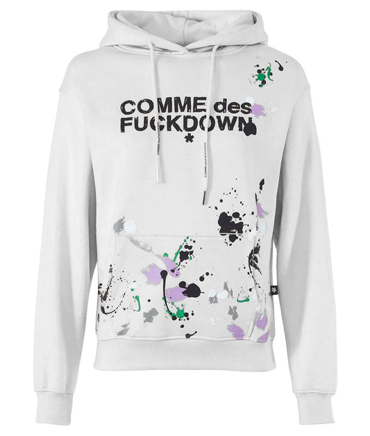 Splash of Color Hooded Cotton Sweatshirt