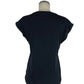 Elegant Black Sweater with Brilliance Detail
