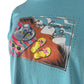 Elegant Light Blue Sweater with Sparkling Accents