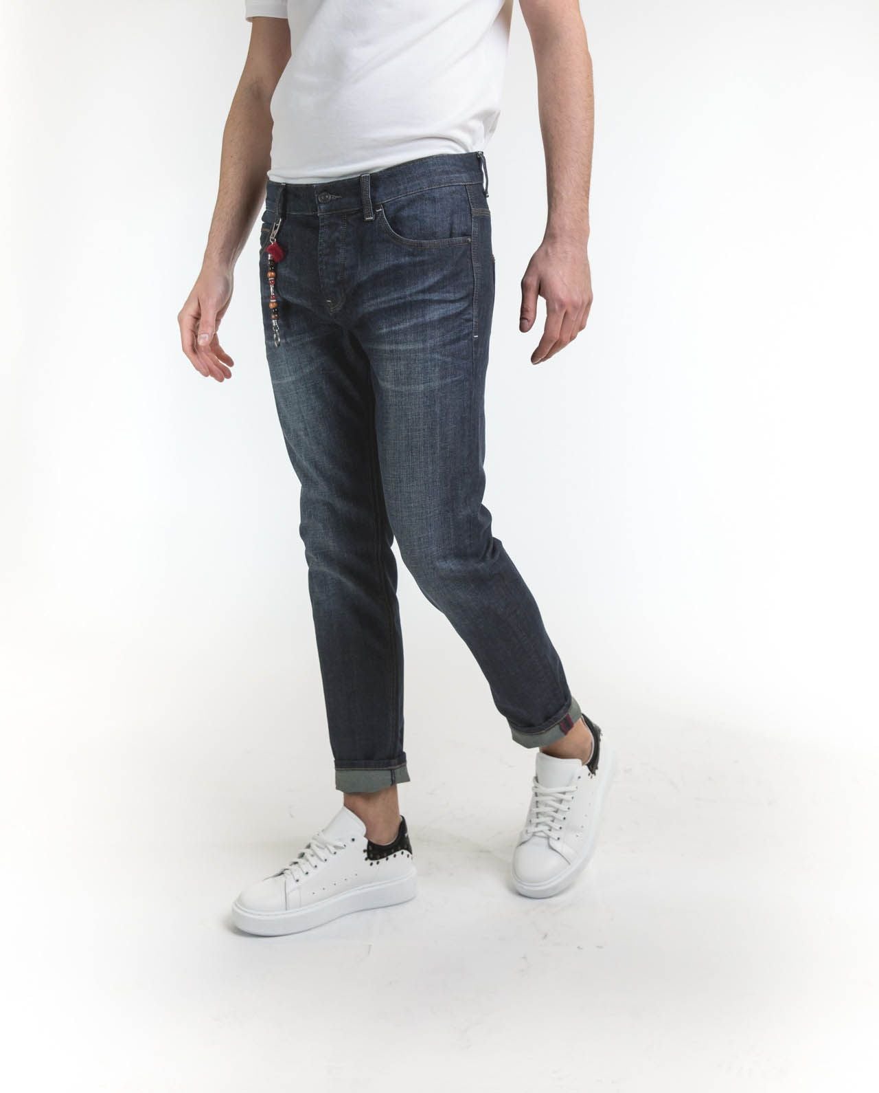 Classic Five-Pocket Blue Jeans