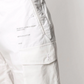 Elevated White Cargo Shorts – Pure Cotton