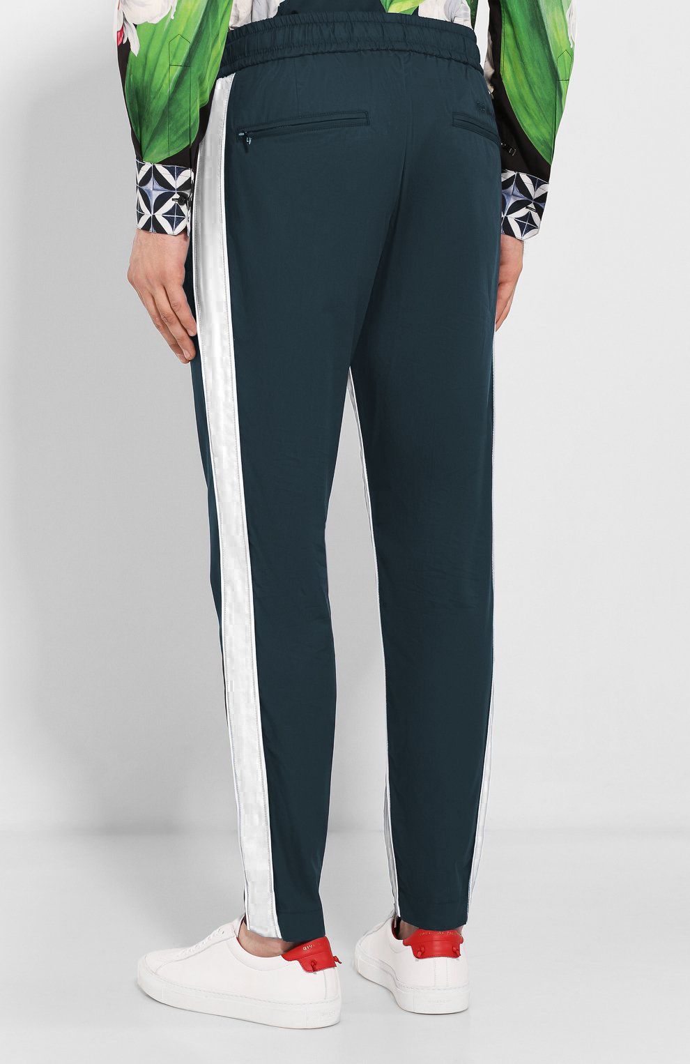 Sleek Cotton Sweatpants with Embroidered Logo