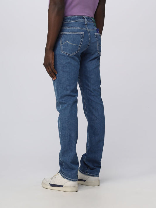 Elegant Blue Regular Fit Denim