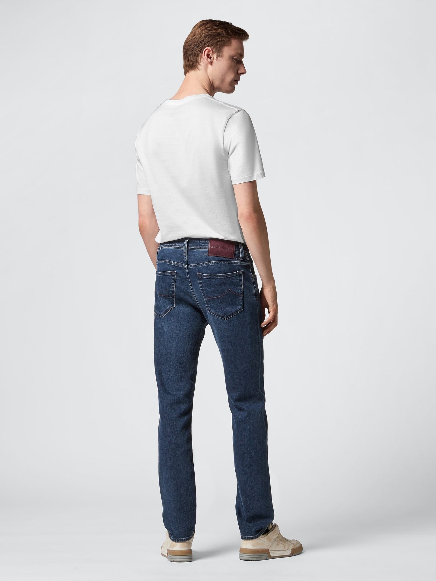 Elegant Blue Denim Regular Fit Jeans