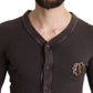 Elegant Wool Blend Embroidered Sweater