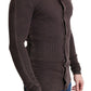 Elegant Wool Blend Embroidered Sweater
