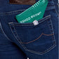 Elegant Blue Denim Regular Fit Jeans