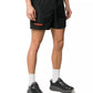 Sleek Embroidered Black Boxer Swimwear