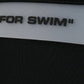 Sleek Black Swim Briefs with Iconic Logo Detail