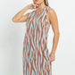 Chic Summer Camisole Dress with Plunging Back