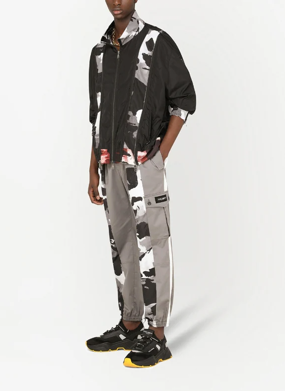 Chic Camouflage Lined Technical Jacket