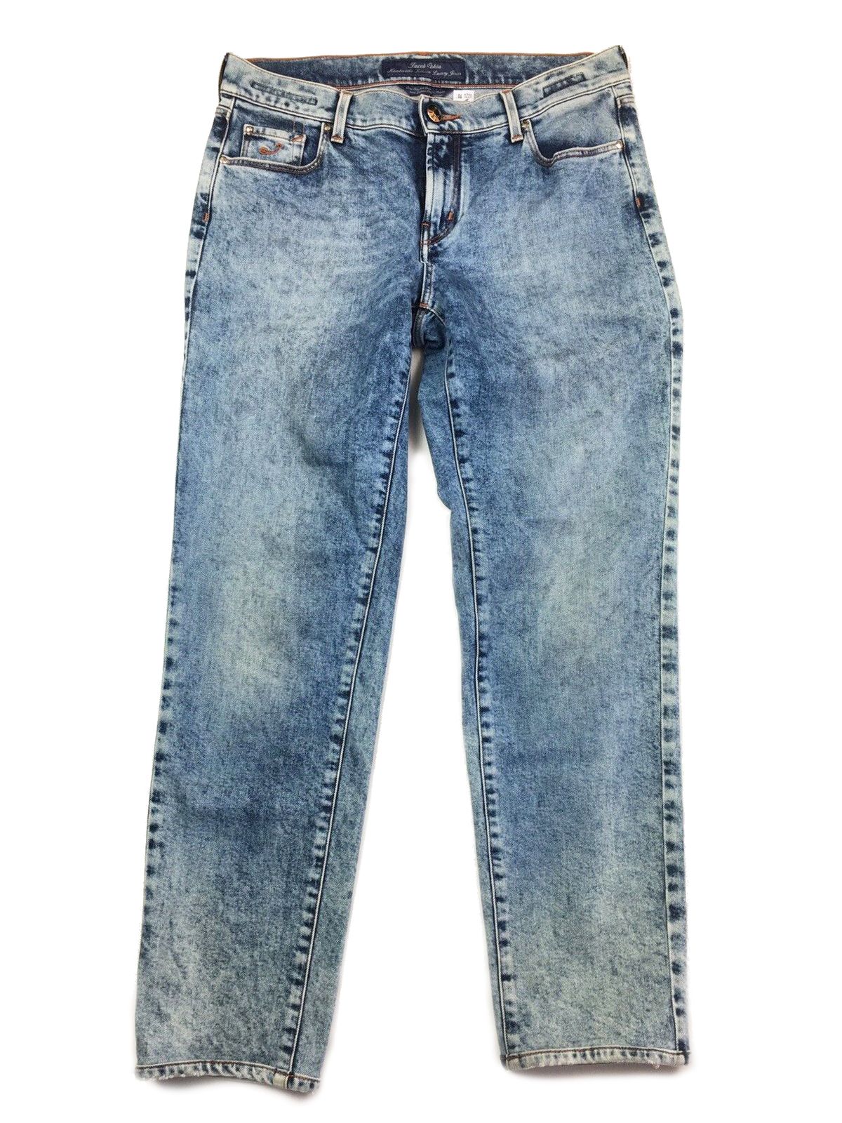 Chic Acid Wash Cotton Blend Jeans