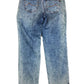 Chic Acid Wash Cotton Blend Jeans