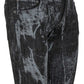 Slim Fit Designer Dark Grey Jeans with Logo Detail