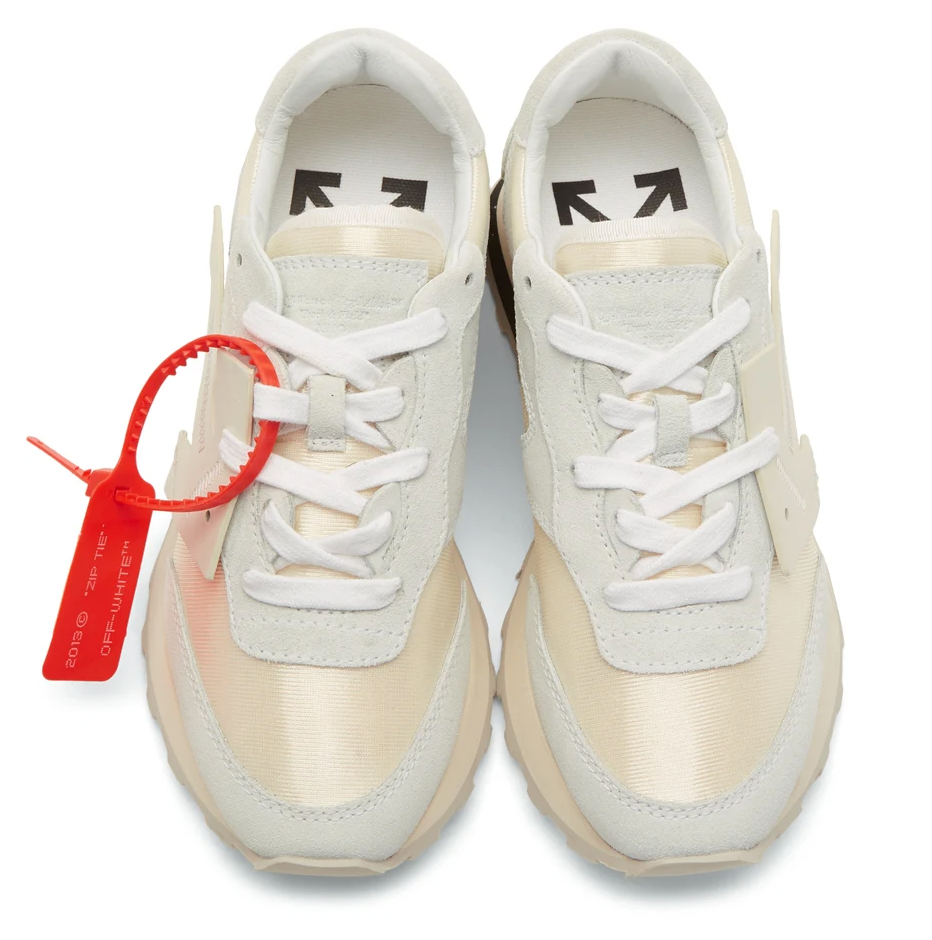 Elegant Suede Lace-Up Sneakers with Iconic Arrow Motif