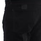 Sleek Black Skinny Jeans with Signature Detailing