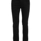Sleek Black Skinny Jeans with Signature Detailing