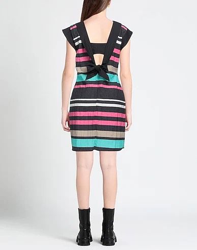 Multicolor Striped Sleeveless Summer Dress