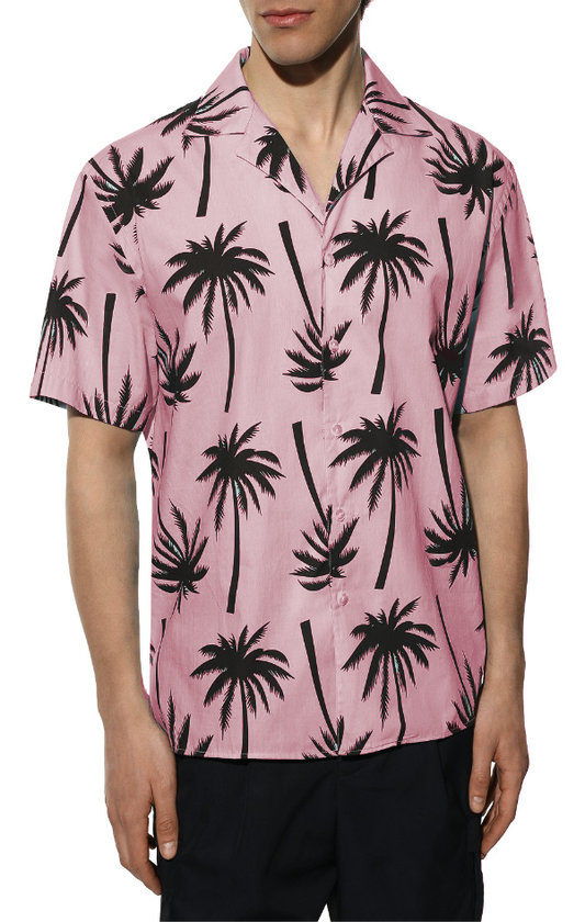 Tropical Elegance Short-Sleeve Shirt