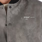 Chic Varsity Cotton Blend Snap Jacket
