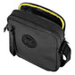 Sleek Messenger Bag with 3D Logo and Zip Closure