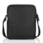 Sleek Messenger Bag with 3D Logo and Zip Closure