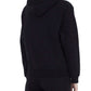 Graffiti Logo Cotton Hoodie With Drawstring