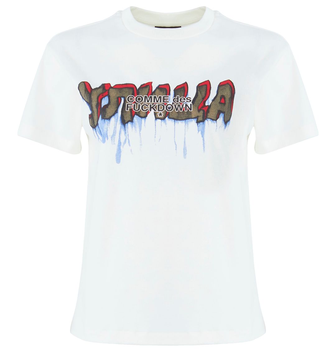 Chic Graffiti Logo Cotton Tee