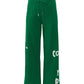 Chic Cotton Track Pants with Dual Logo Detailing