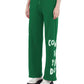 Chic Cotton Track Pants with Dual Logo Detailing