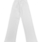 Chic Contrasting Logo Palazzo Pants
