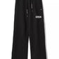 Elegant Stretch Palazzo Pants with Logo Print