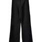 Elegant Stretch Palazzo Pants with Logo Print