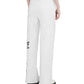 Chic Embroidered Drawstring Cotton Trousers